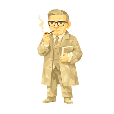 サルトルのイラスト