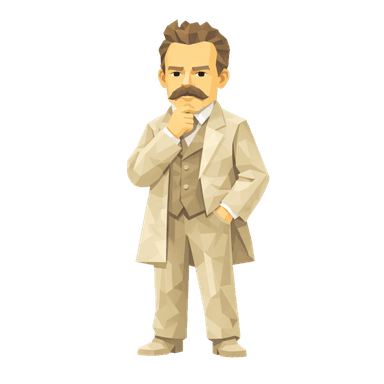 ニーチェのイラスト