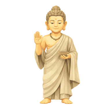 ブッダのイラスト