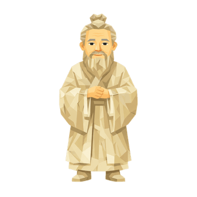 孔子のイラスト